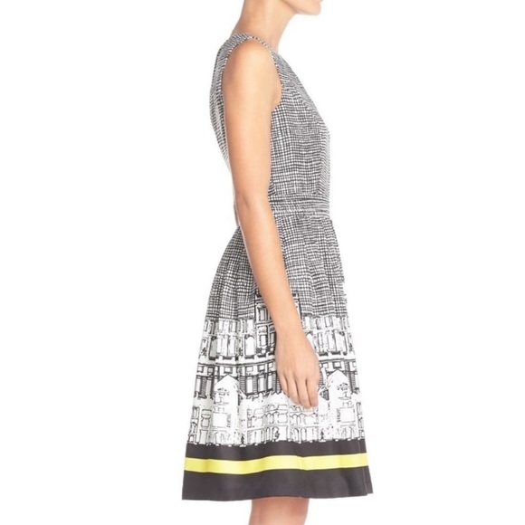 Ellen Tracy Black & White City Dress - Picture 3 of 16